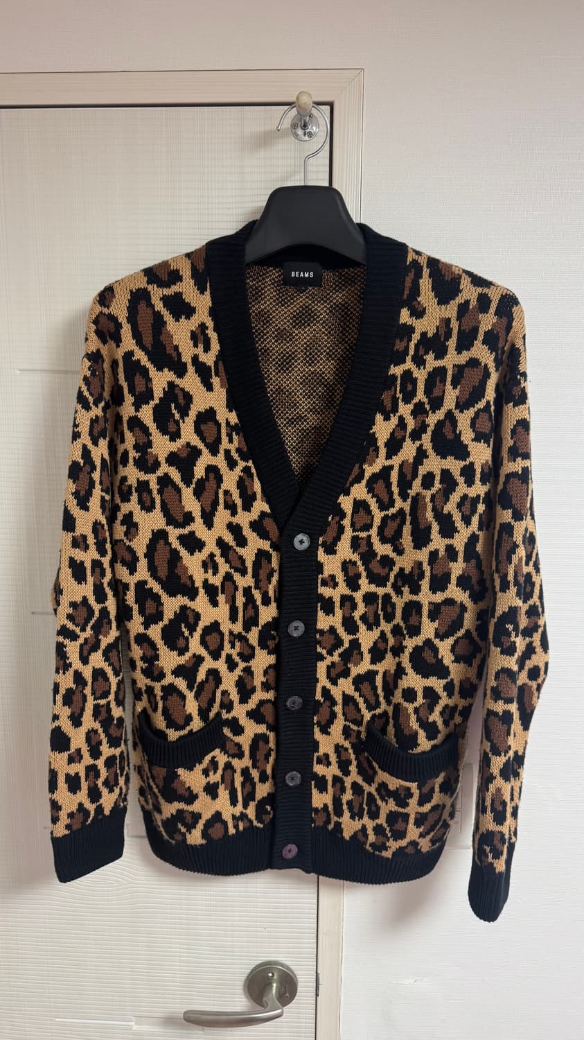 빔즈 레오파드 가디건 M(95-100) 상품이미지1