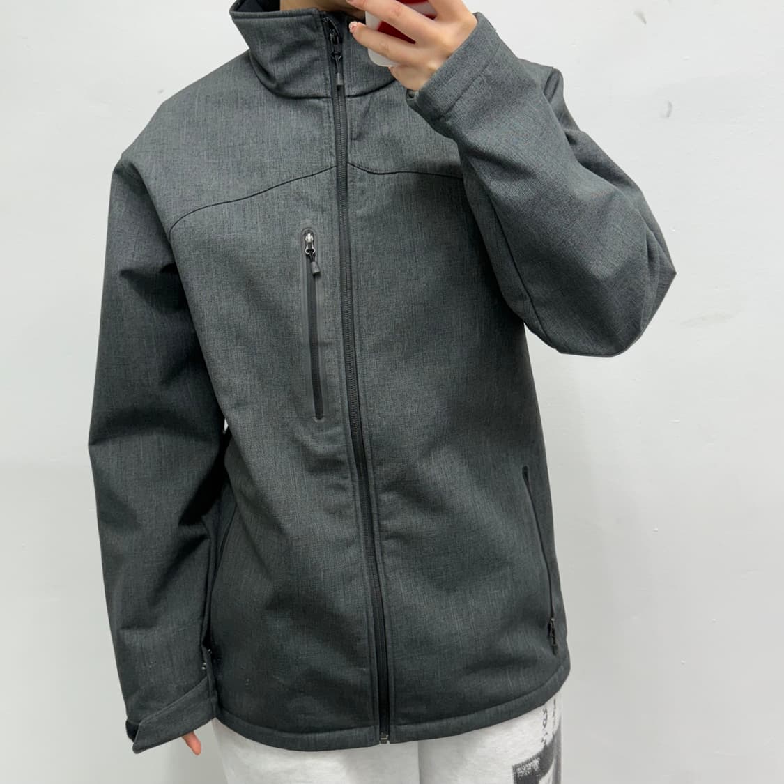[L] 컬럼비아 그레이 자켓 상품이미지2