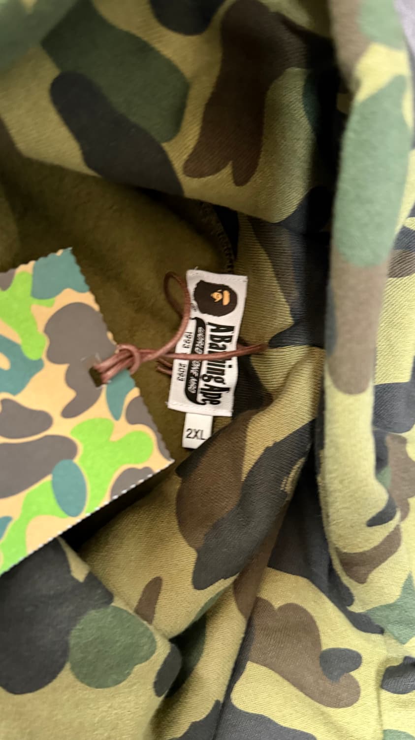 베이프 퍼스트 카모 후드티 풀오버 2xl 상품이미지6