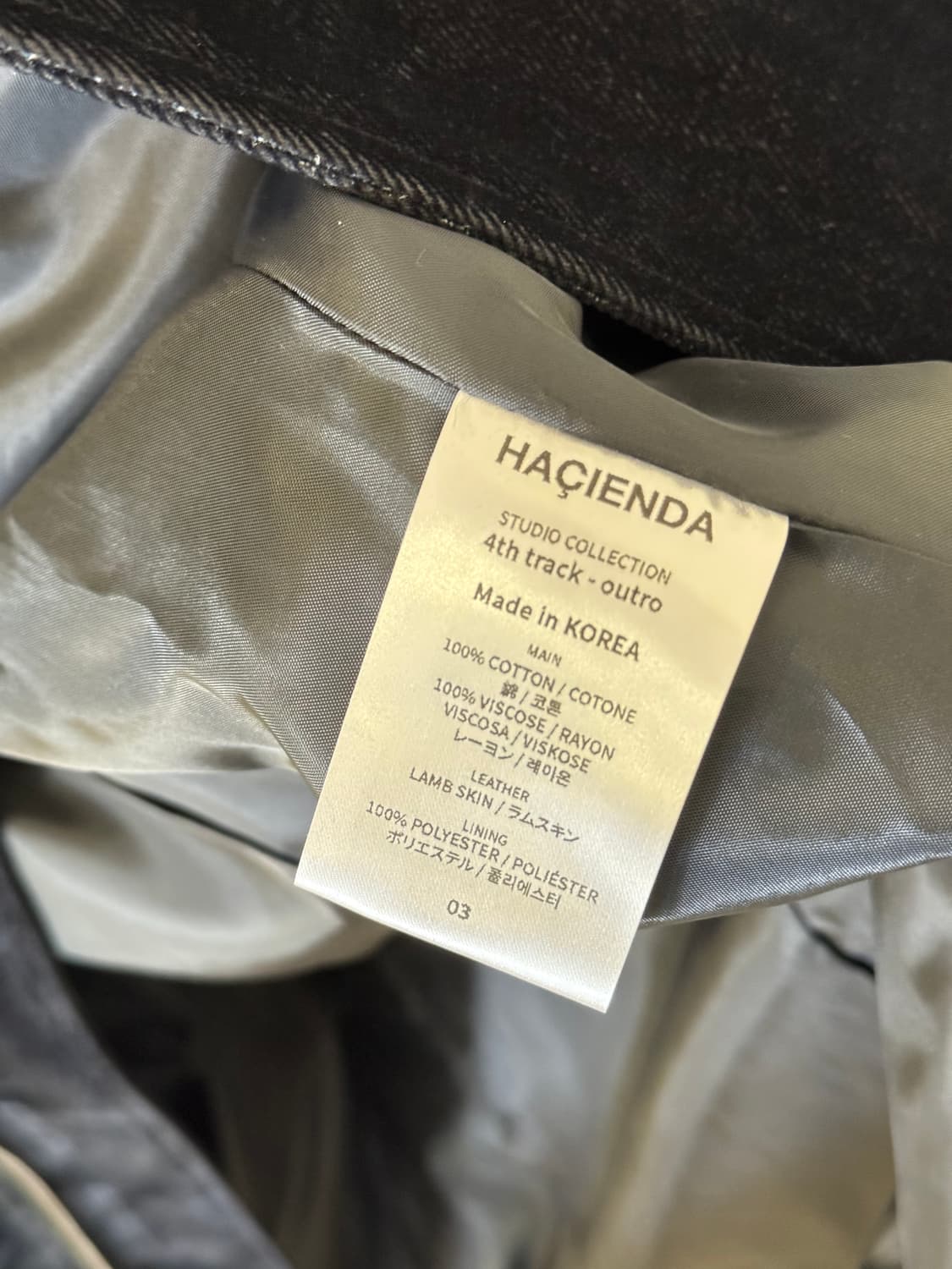 HACIENDA Leather-Trimmed Velour Coat 상품이미지10