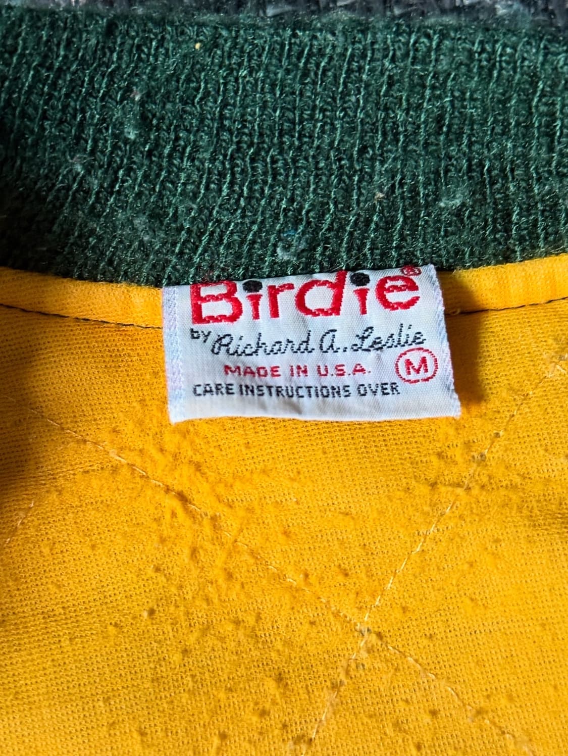 80s USA BIRDIE 나일론 빈티지 바시티 자켓 (100-105) 상품이미지3
