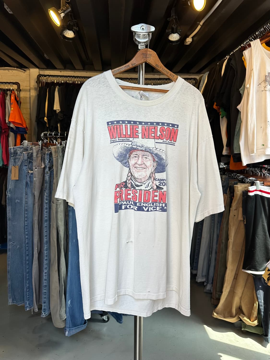 윌리 넬슨 William Nelson 프린팅 티셔츠 상품이미지1