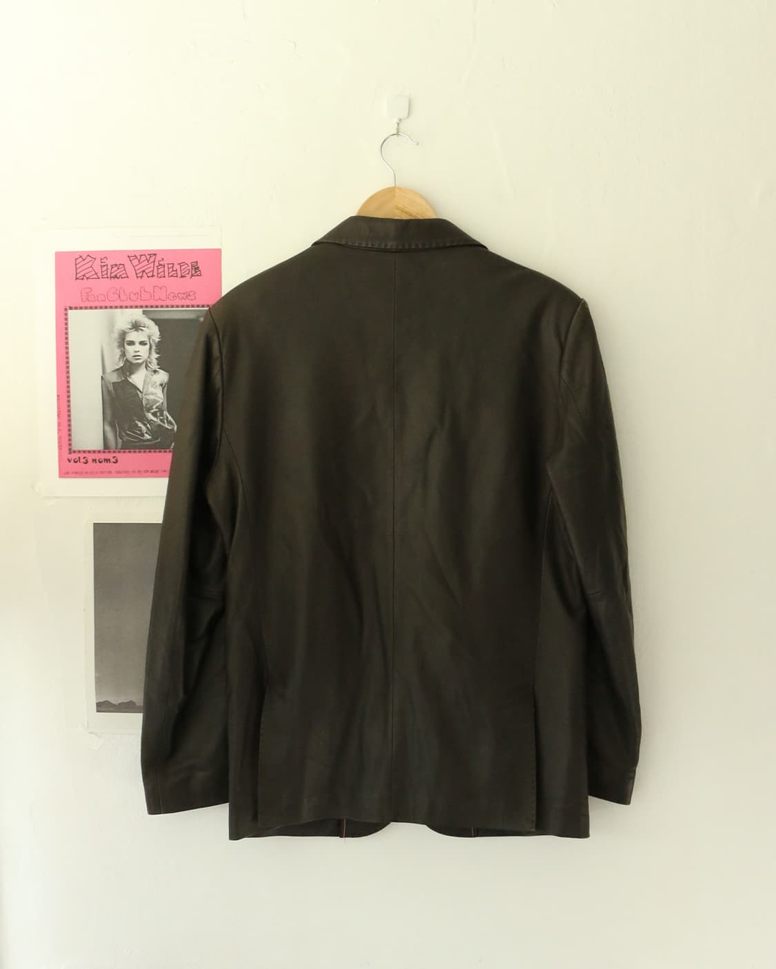 브라운 레더 블레이저  상품이미지6