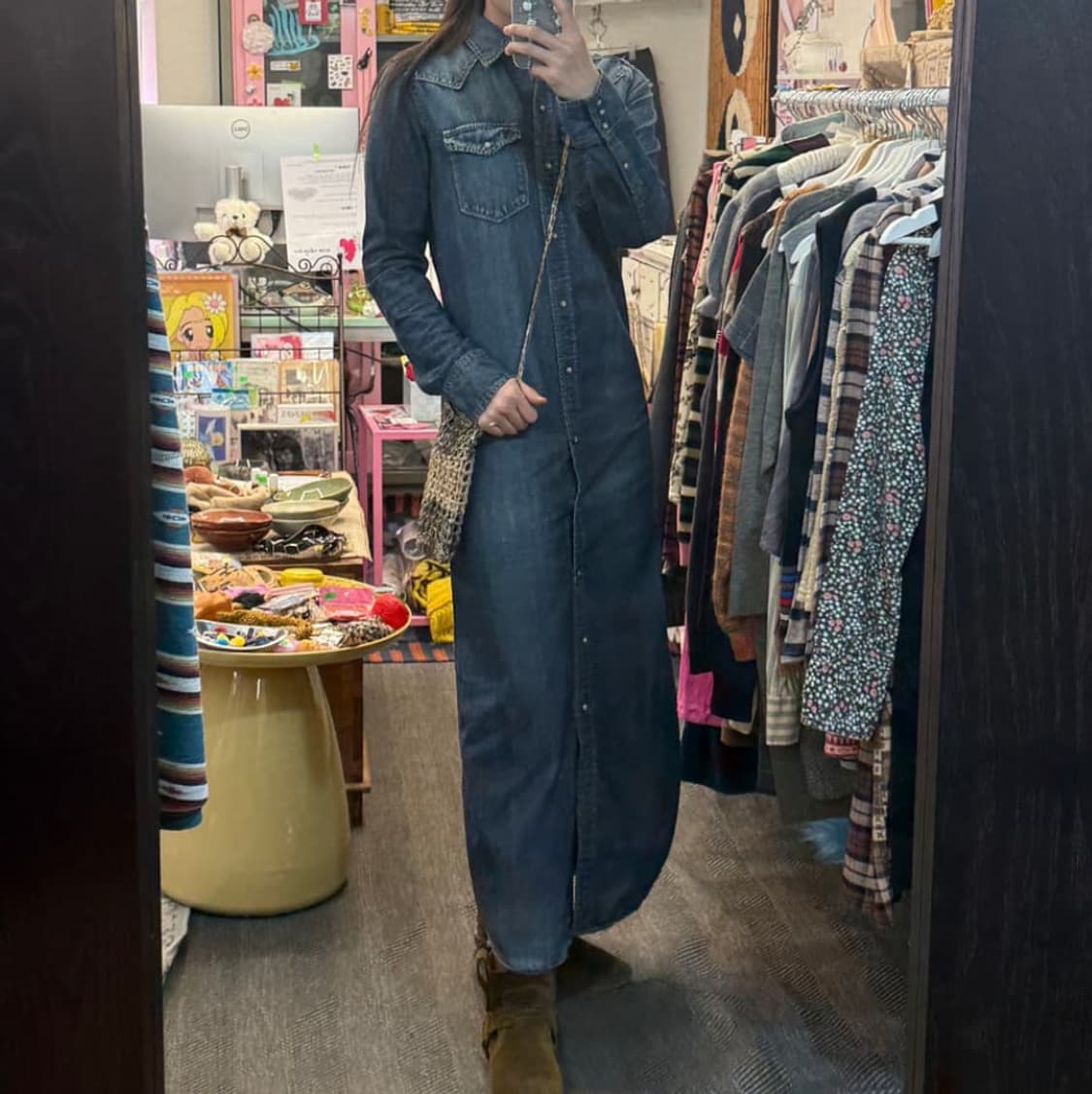 G.O.A 롱 원피스 셔츠 상품이미지1