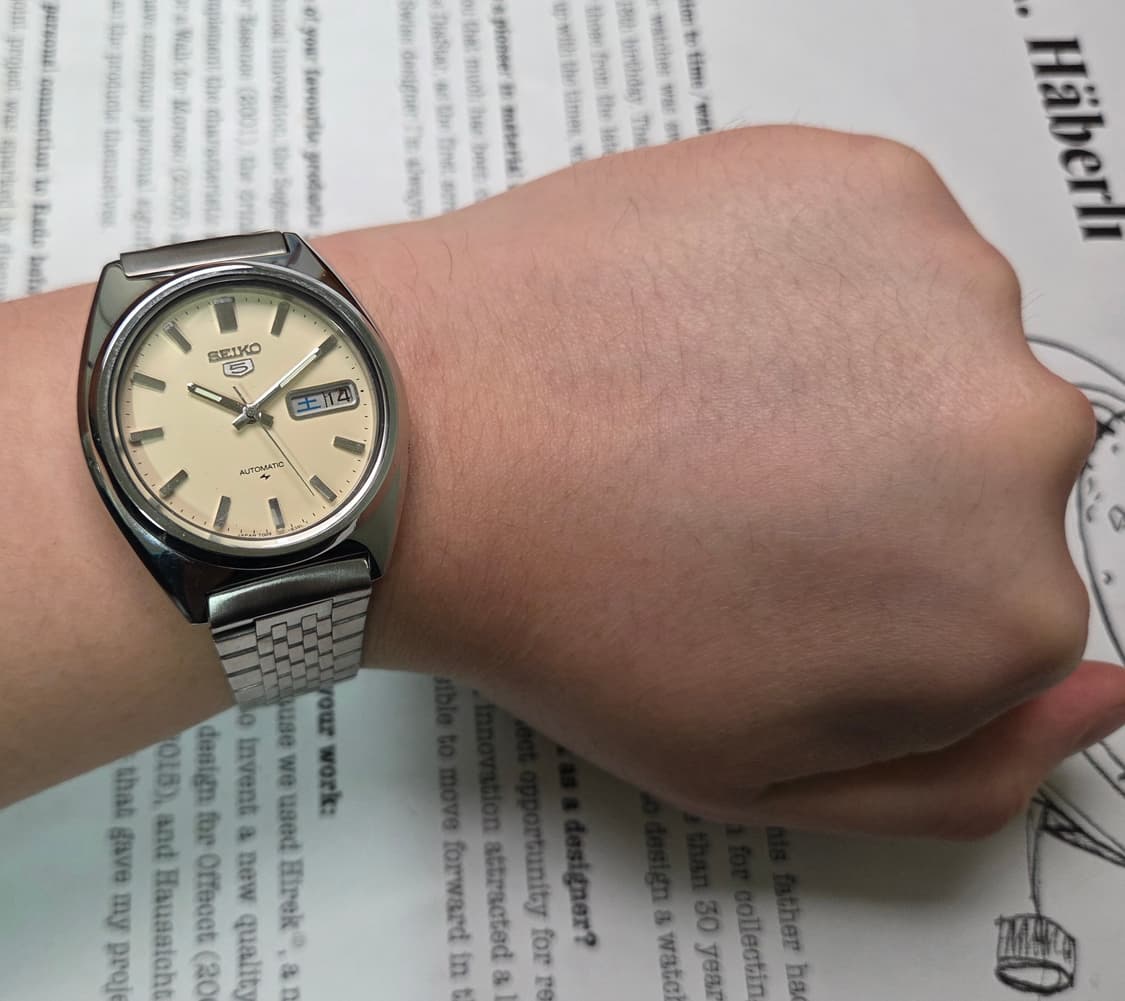 빈티지 세이코 한자 데이데이트 샌드 베이지 7009 뻐뻐시 브레이슬릿 v 상품이미지7