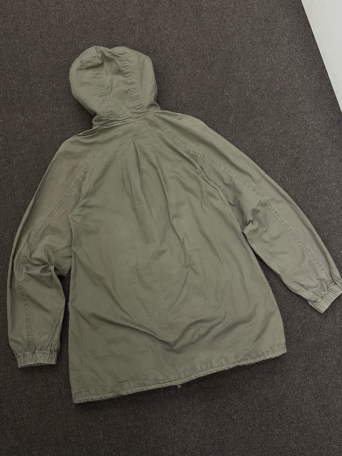 OS)INGRID 빈티지 여성 플리스 후드 야상 자켓 상품이미지8