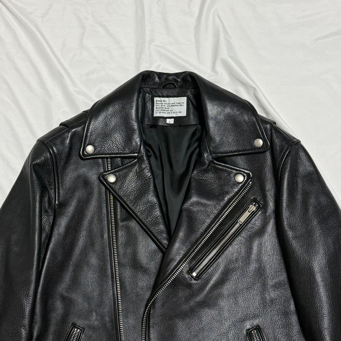 [L] 에이징씨씨 카우하이드 라이더자켓 상품이미지2