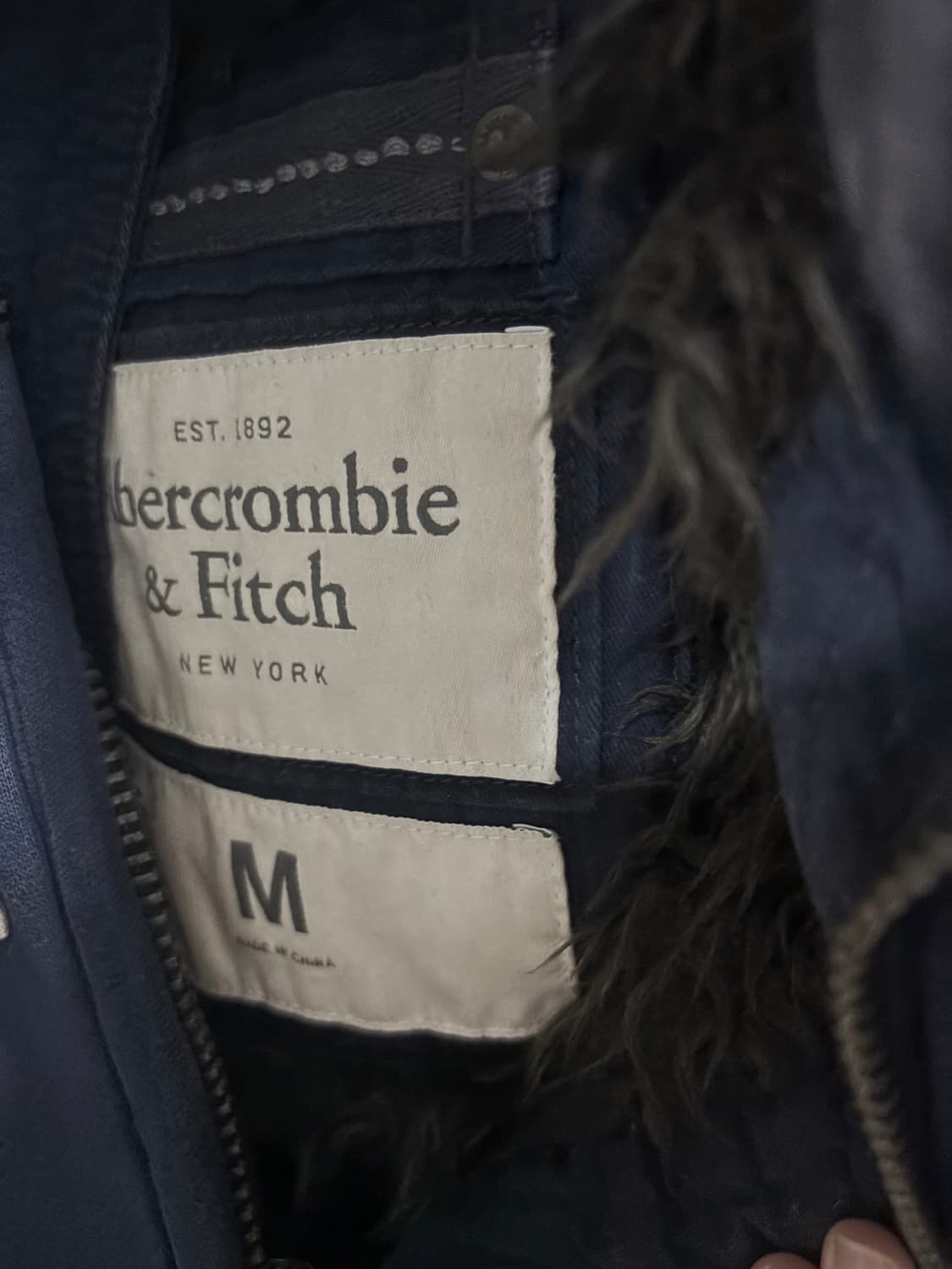 (시즌오프) 빈티지 아베크롬비 울프죠 후드집업 상품이미지2