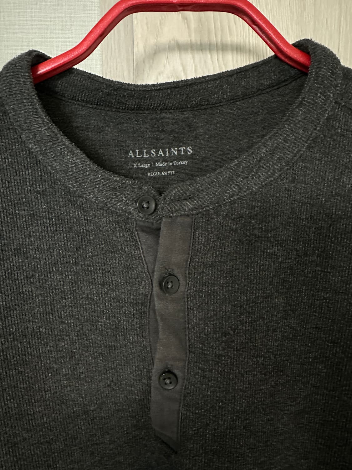 올세인츠 헨리넥 긴팔 티셔츠 판매합니다.  상품이미지2