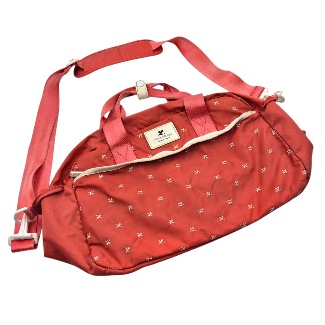 90s 꾸레쥬 퓨처 스포티 나일론 3way 보스턴백 상품이미지4