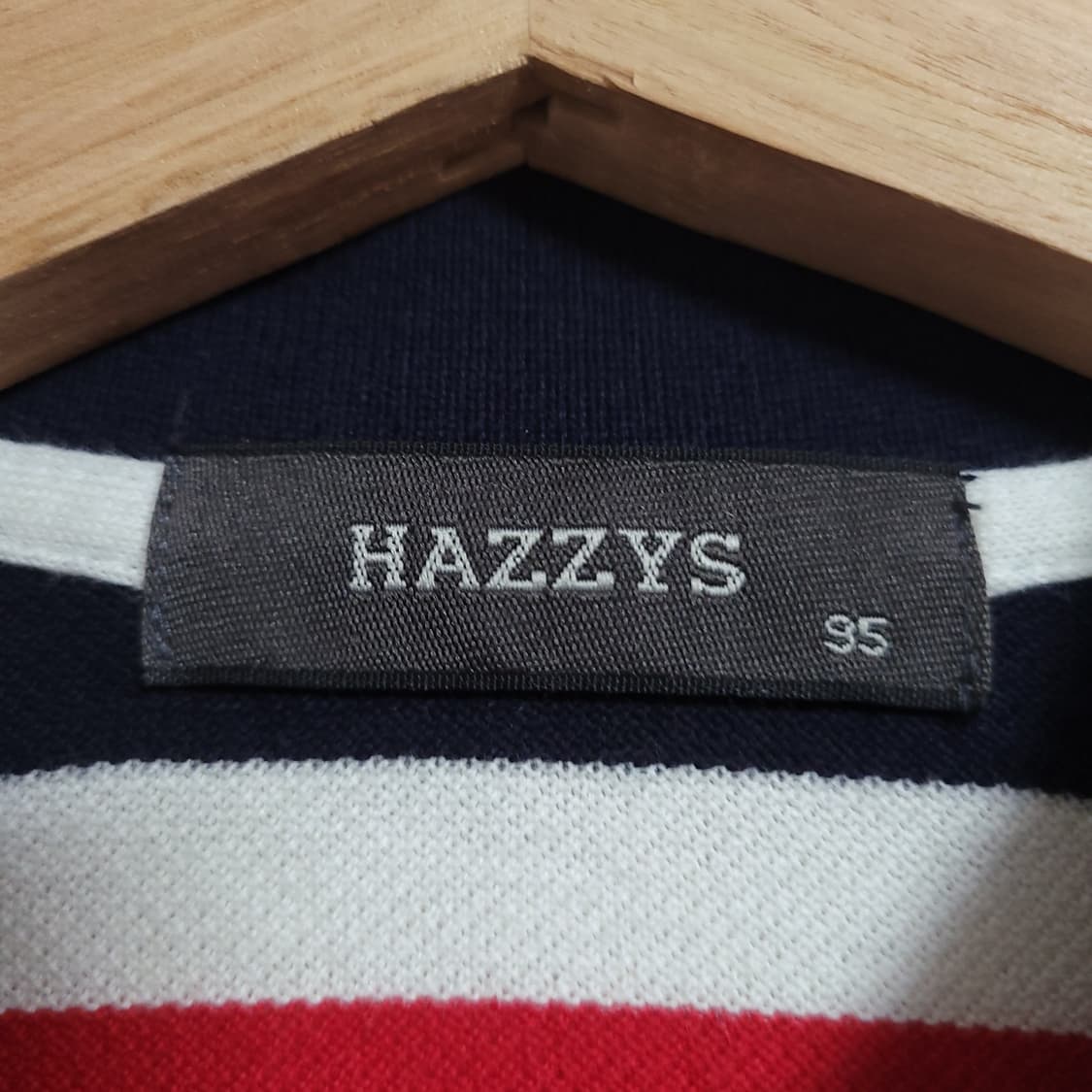 (95) HAZZYS 헤지스 스트라이프 반팔 폴로 카라티셔츠 상품이미지3