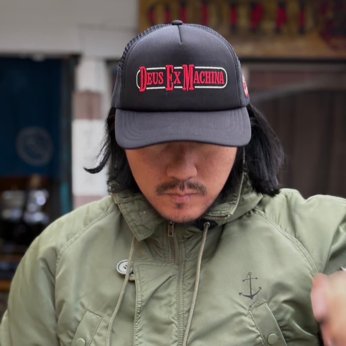 데우스 엑스 마키나 엔젤헤드 트러커 블랙 OS 상품이미지6