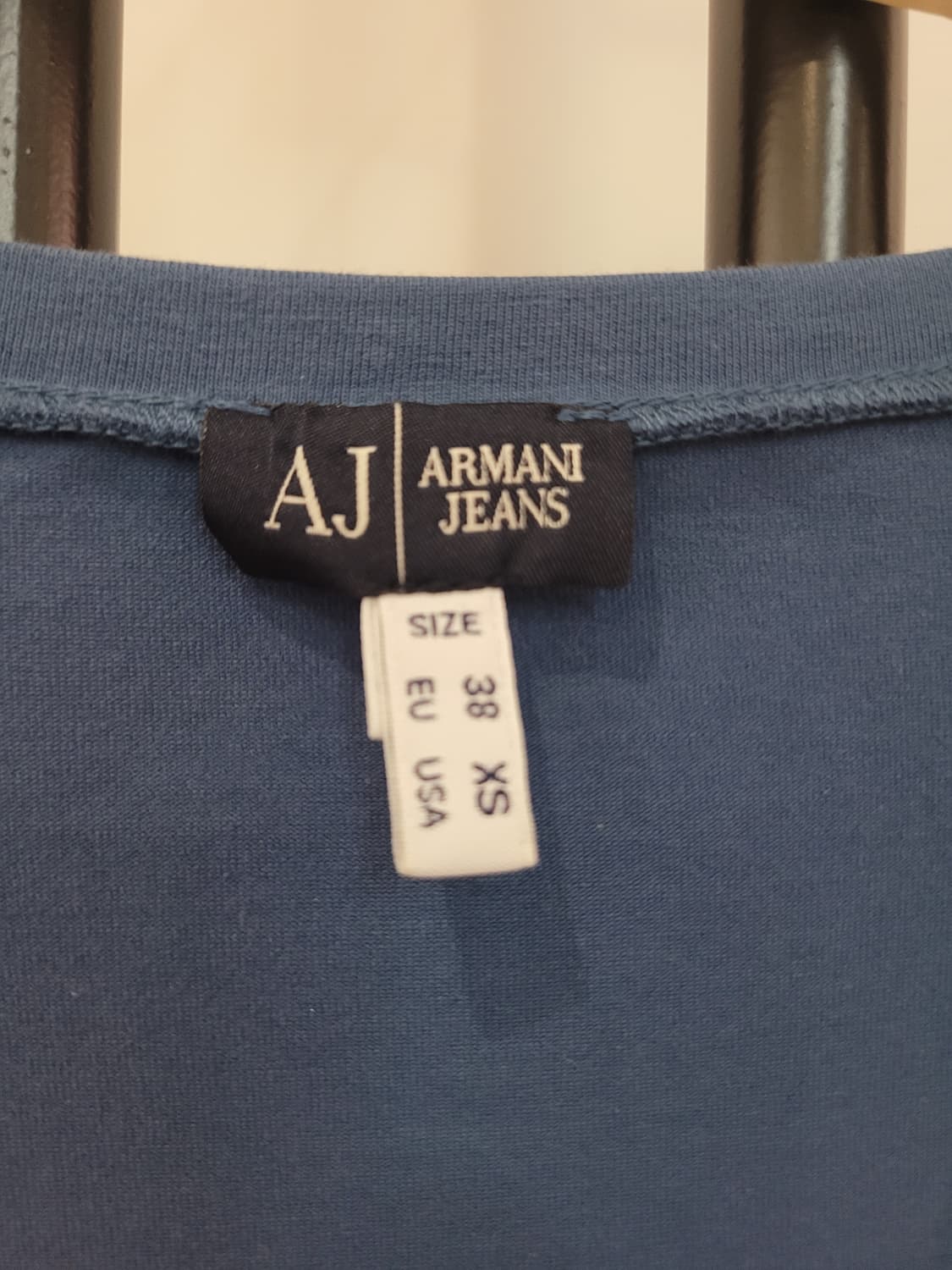 아르마니 진 스팽글 로고 긴팔 티셔츠 55사이즈 상품이미지2