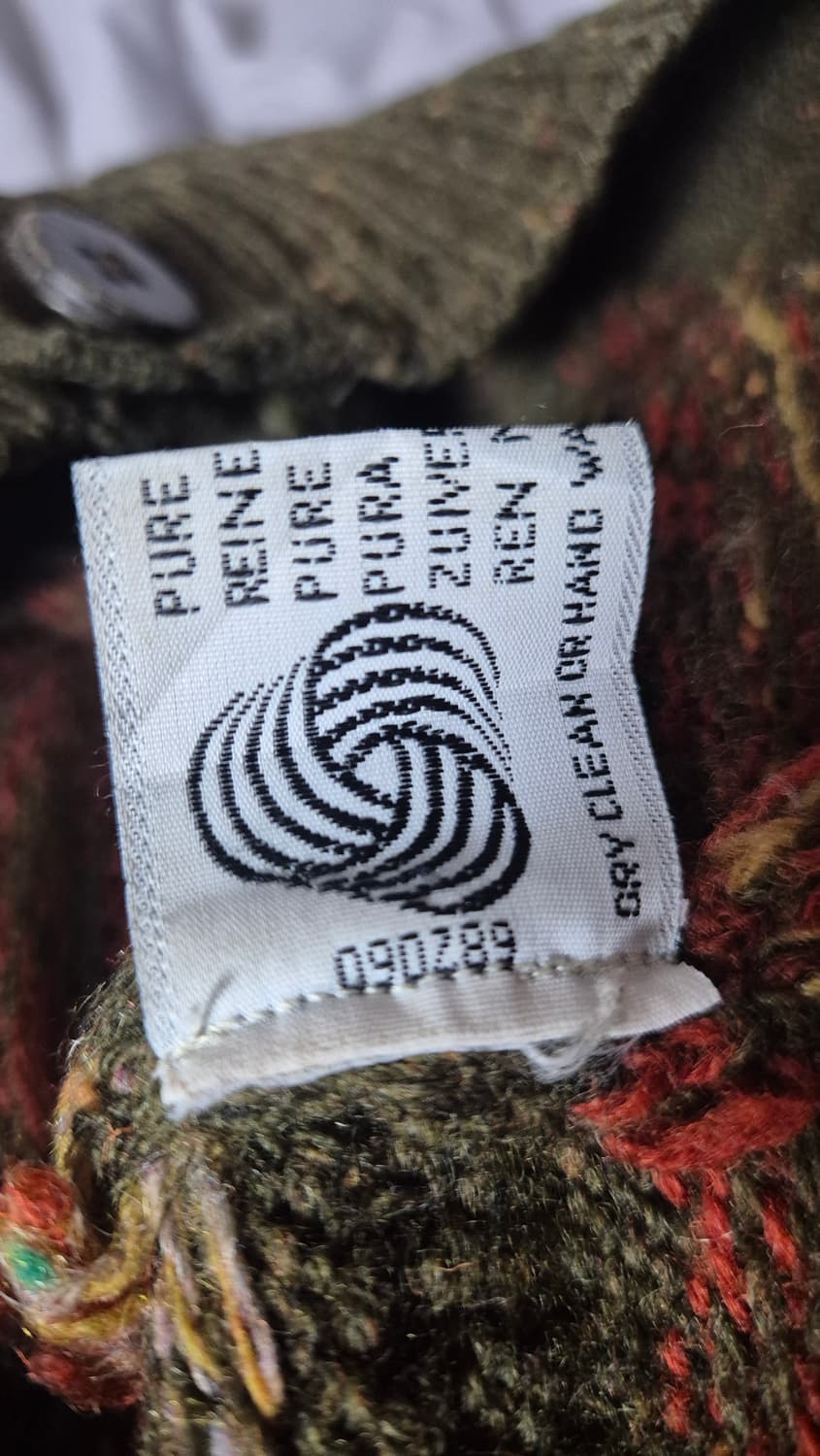 해리스 윌슨 70~80년대 페어아일 울 가디건 상품이미지6