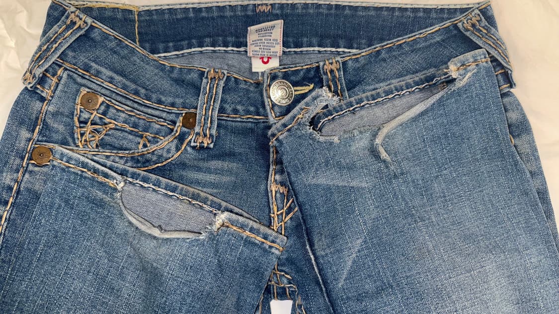 빈티지 트루릴리전 로우라이즈 진 상품이미지2