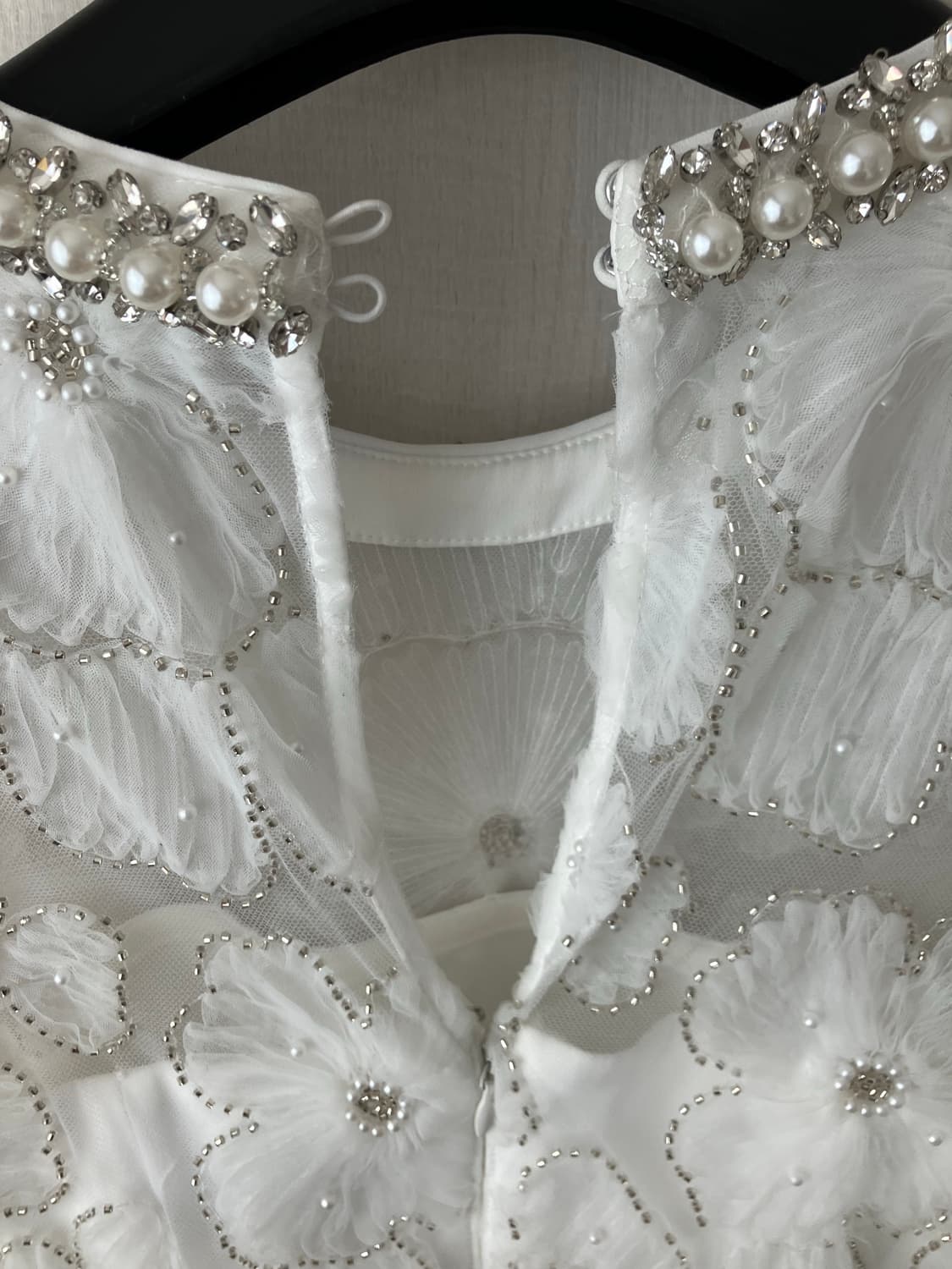 Self-Portrait 화이트 튤 드레스 상품이미지5