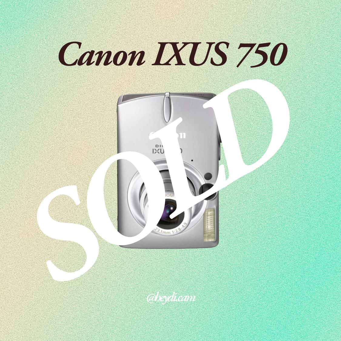 (아일릿 원희) 캐논 ixus750 IXY700 실버 상품이미지1