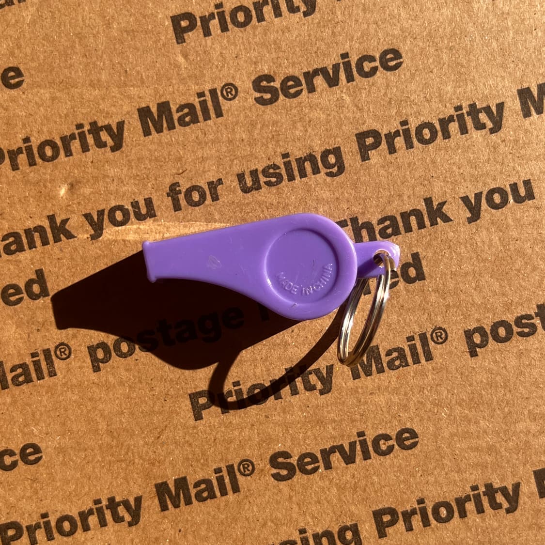 90s vtg Purple Whistle Keyring 상품이미지1