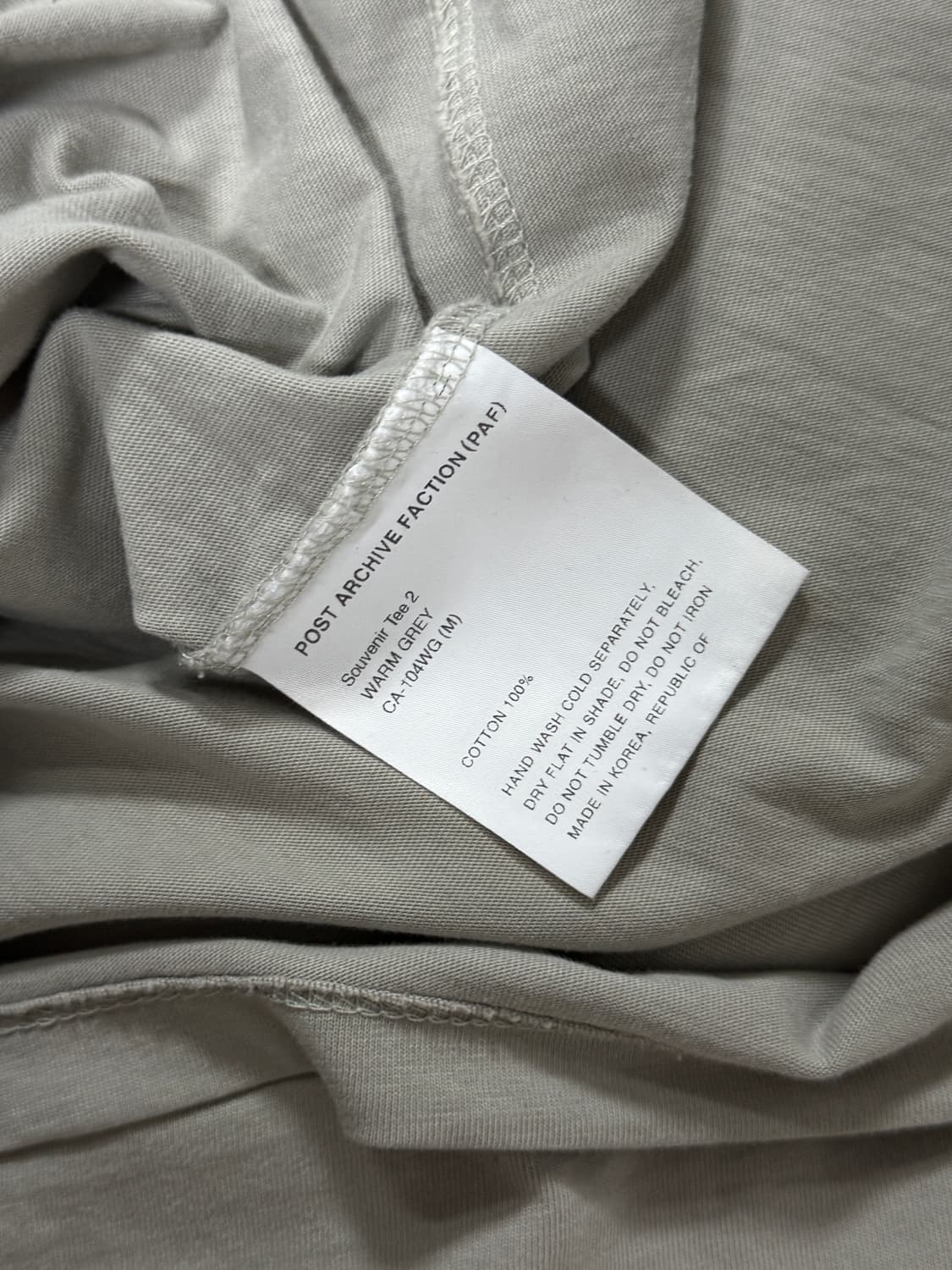 Posr archive faction souvenir 티셔츠 m size 상품이미지3