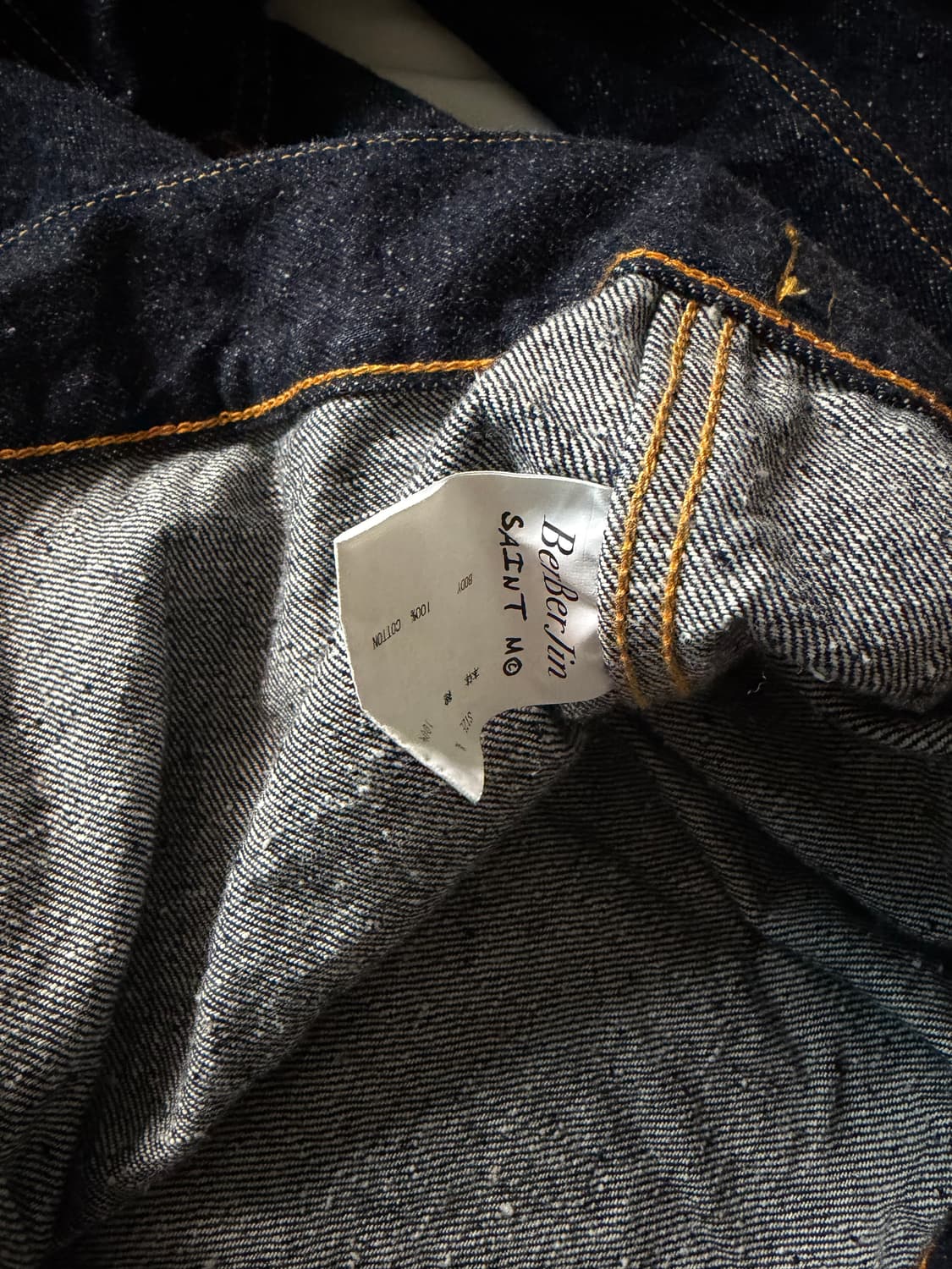 [XL] 세인트미카엘 버버진 데님 자켓 상품이미지4