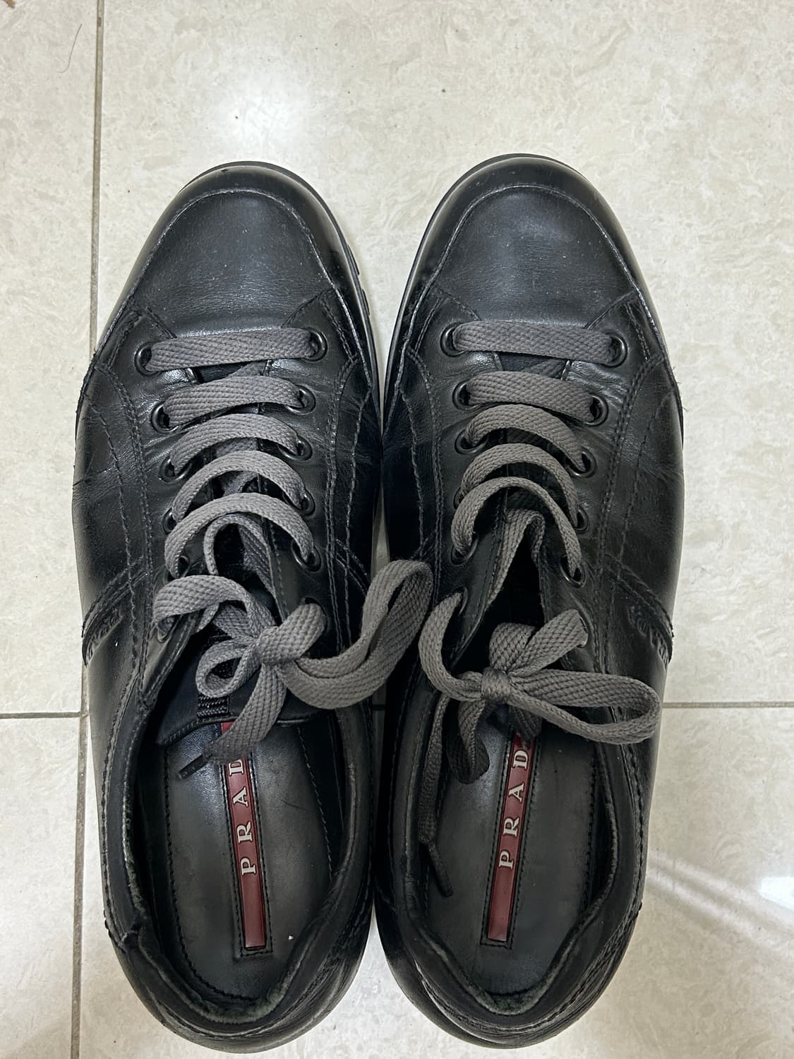 프라다 스포츠 가죽 트래킹화 상품이미지5