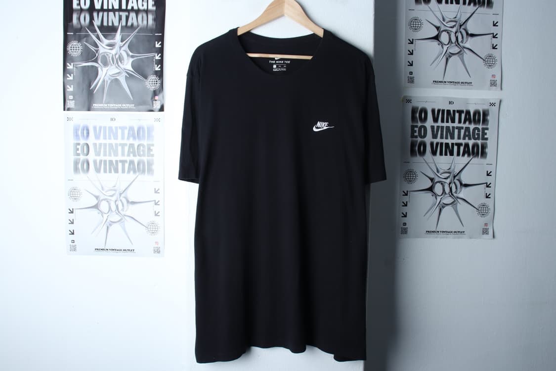 (2XL-4XL) 나이키 반팔 티셔츠 빅사이즈 스몰로고 블랙-7B39 상품이미지2