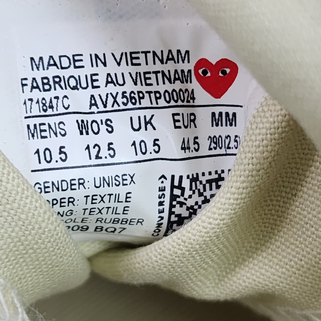 [290] 컨버스 X 꼼데가르송 척 70 하이 스틸 그레이 상품이미지10