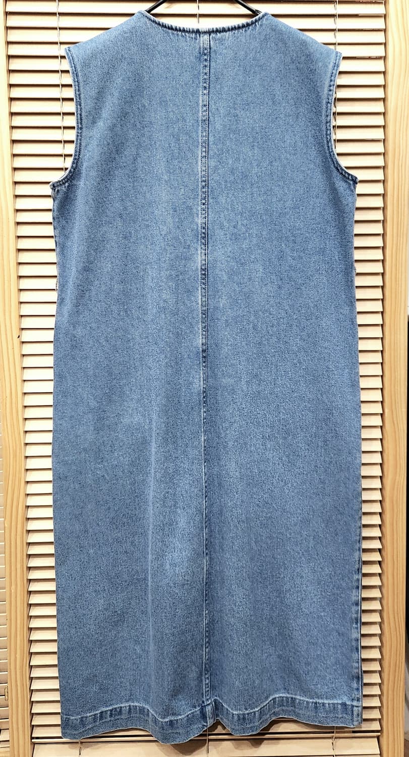 (새상품급)H&M 데님 롱베스트 원피스M 상품이미지4