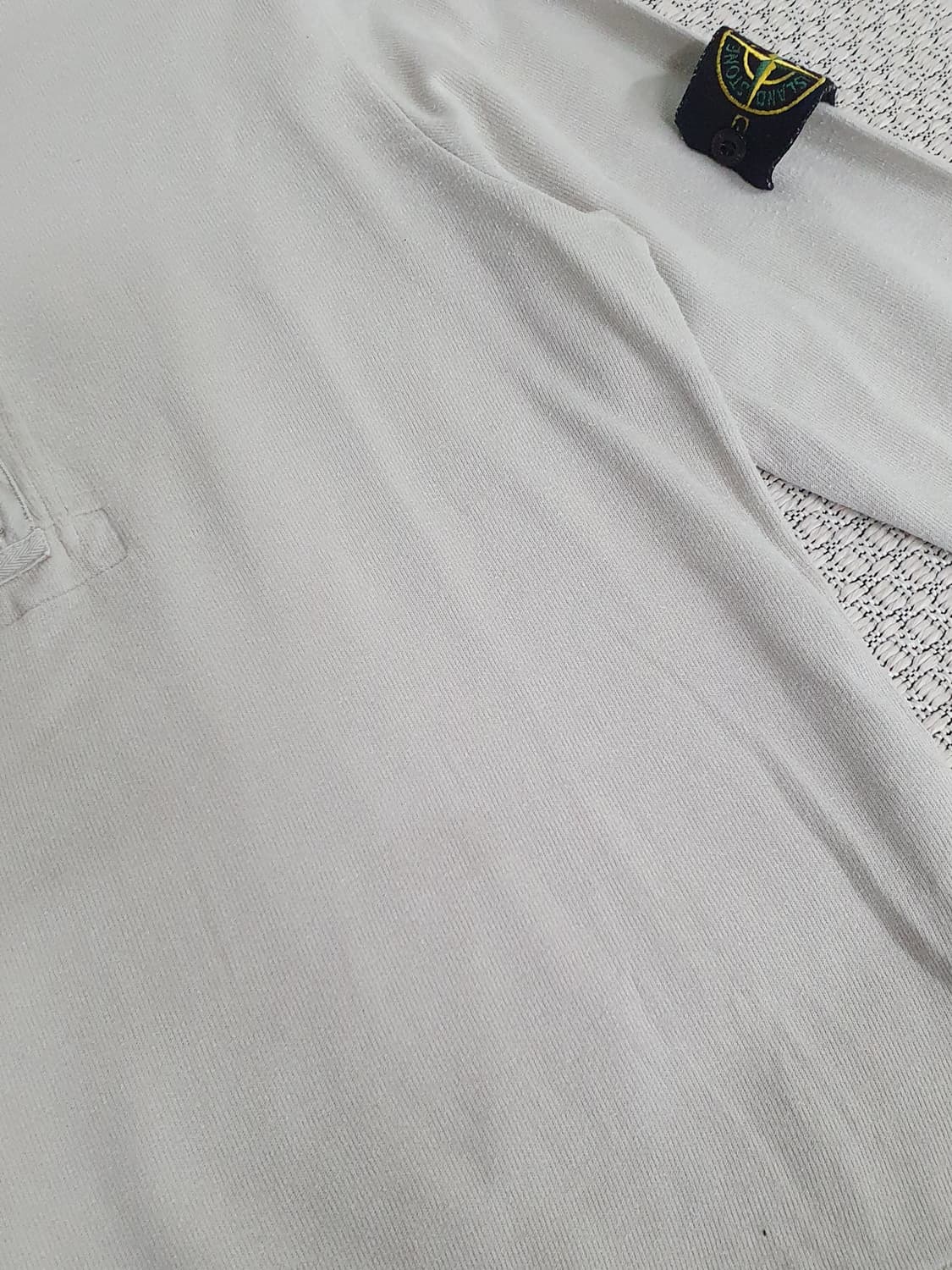 09SS 스톤 아일랜드 아이보리 쿼터 집 스웨트셔츠 상품이미지8