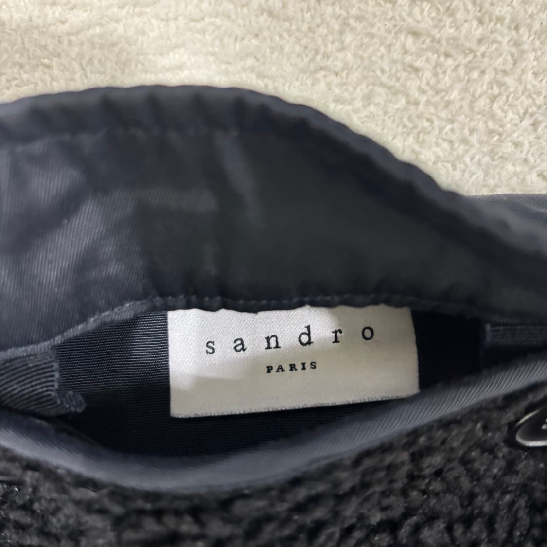 96-82-174 산드로 여우털 기모 야상 자켓 1209 상품이미지4