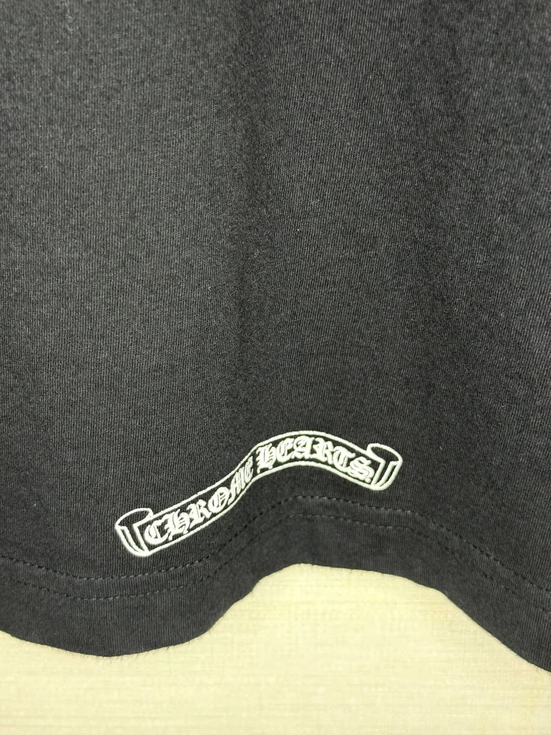 크롬하츠 스크립트 레터 로고 티셔츠 상품이미지9