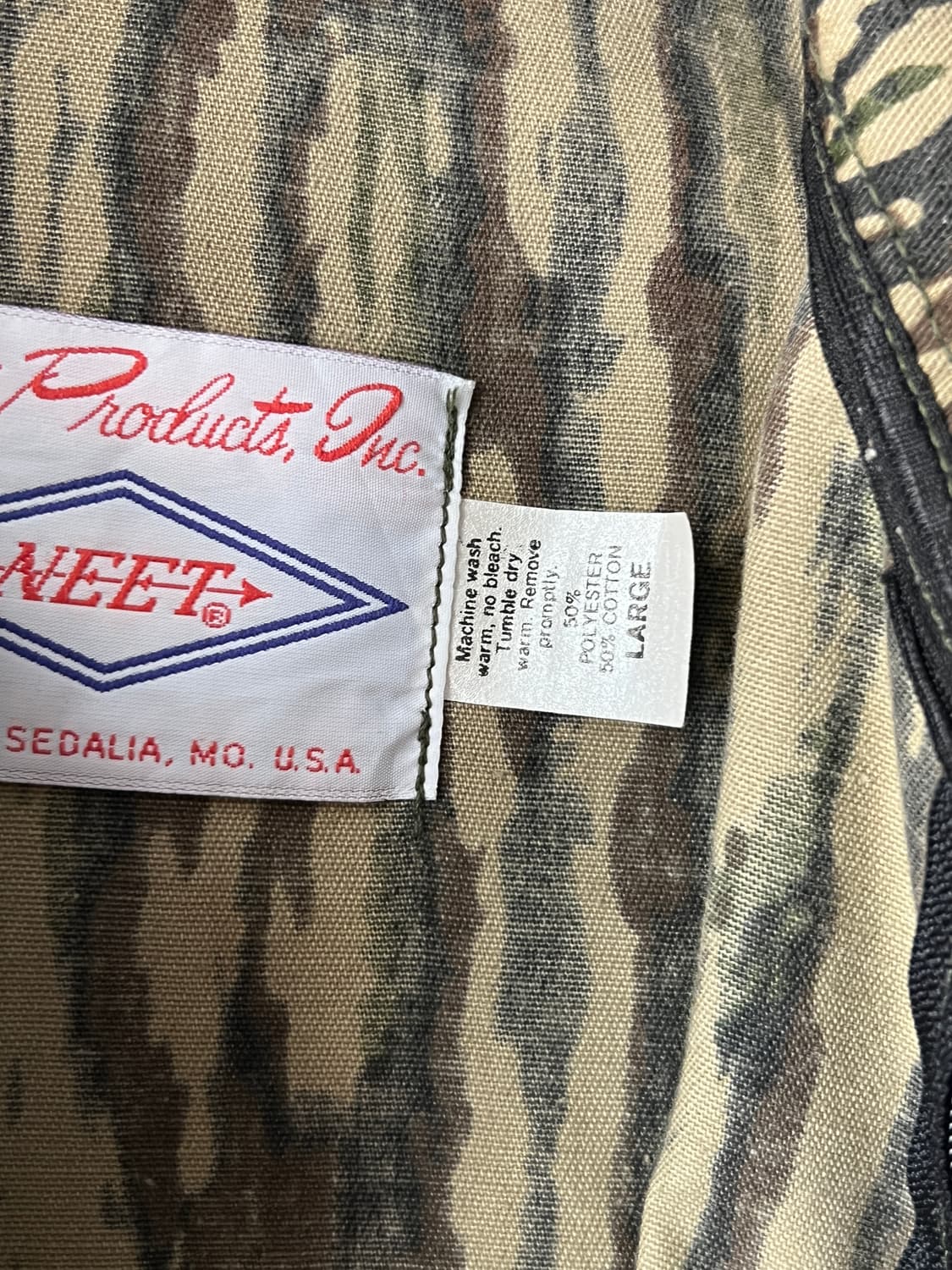 [L]90's Made in USA 리얼트리 정글카모 헌팅 자켓 상품이미지3