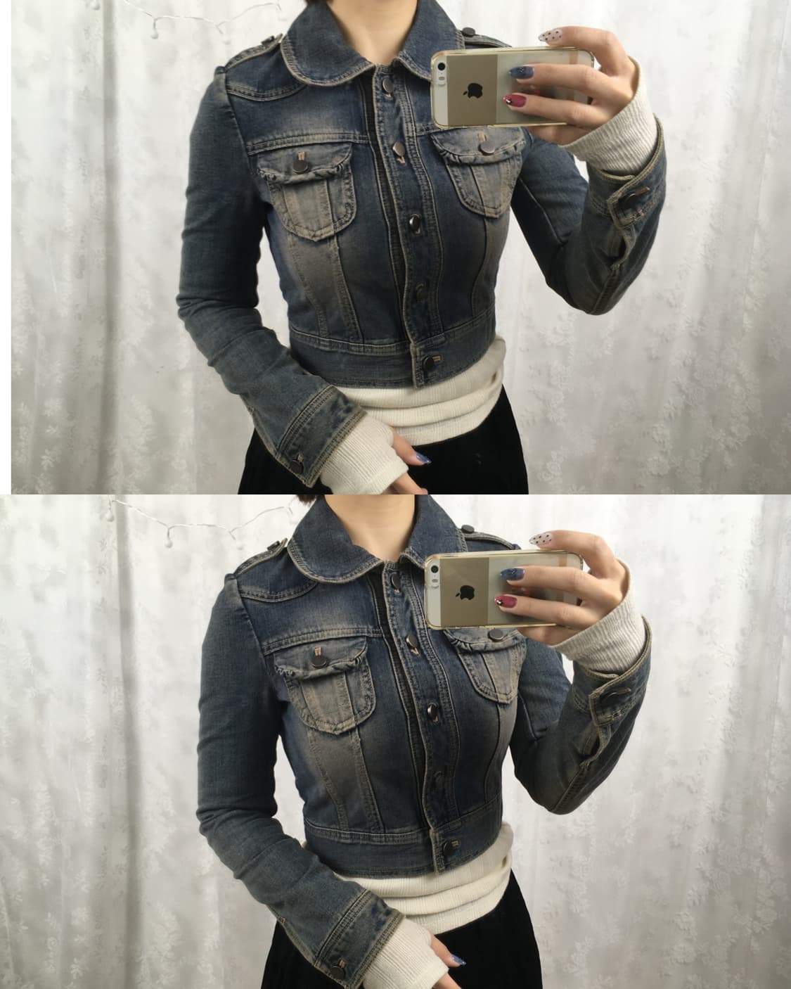 O’2nd Cropped Vintage Denim Jacket 상품이미지8