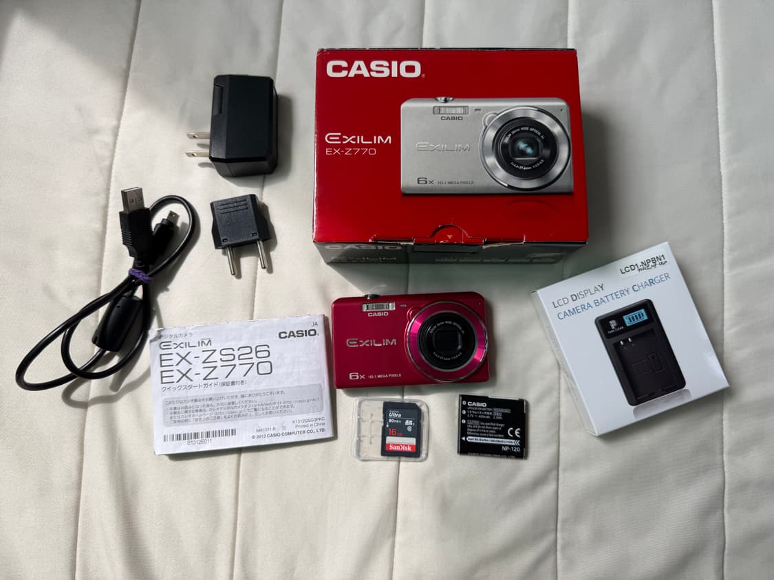 [박스셋/바로사용] 카시오 Exilim EX-Z770 ✨ 상품이미지2