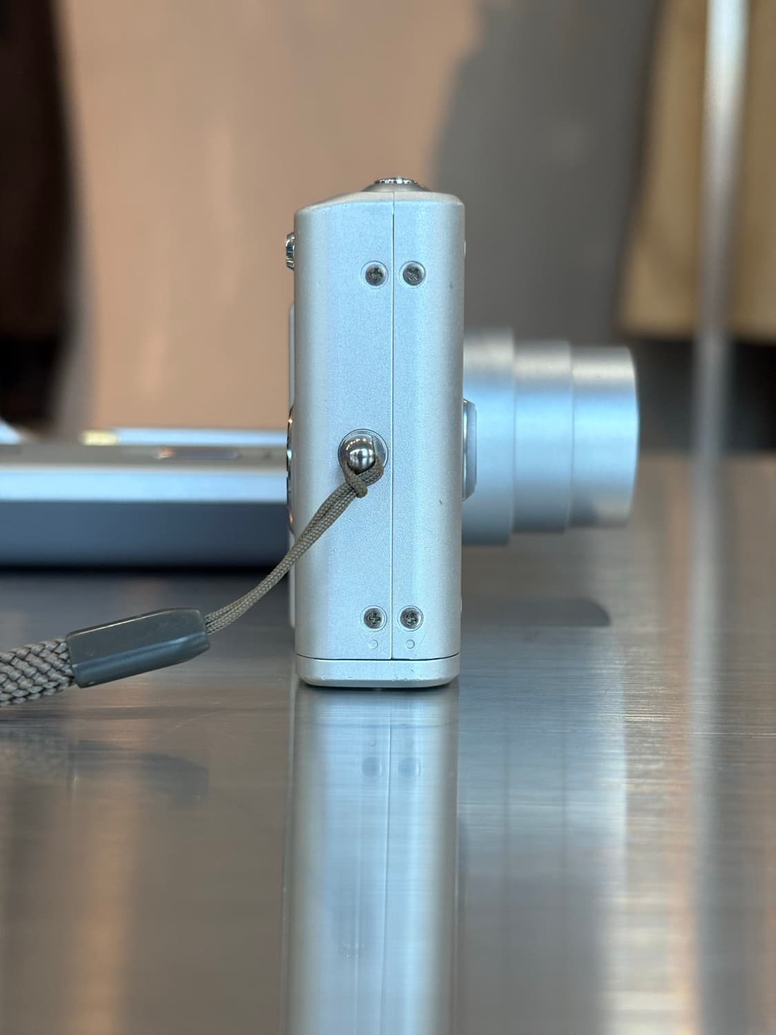 한글지원/도킹크래들)카시오 엑슬림 ex-z40 실버 빈티지디카 상품이미지5