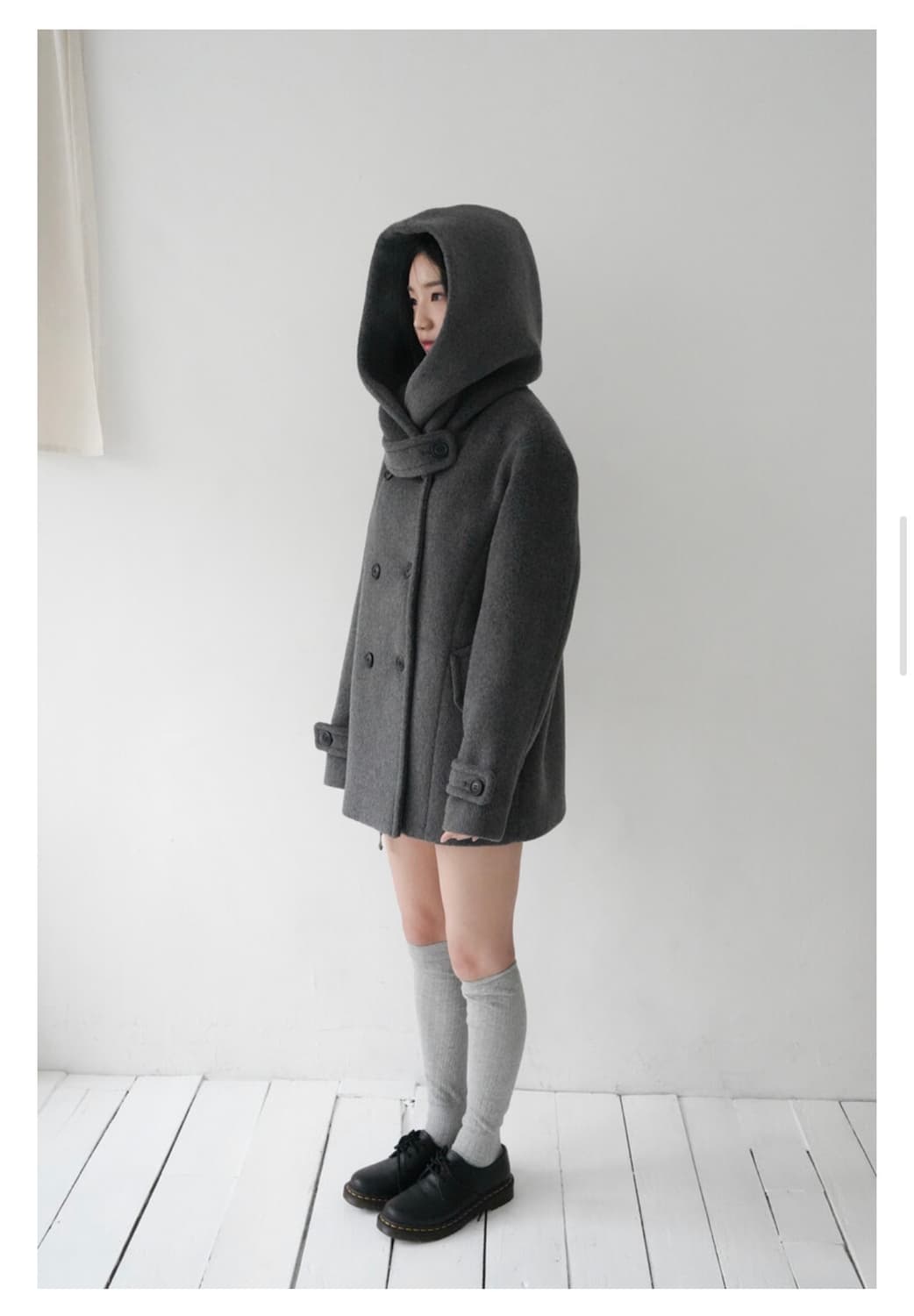 인앤양인하모니 미야 코트 차콜 miya coat charcoal 상품이미지5