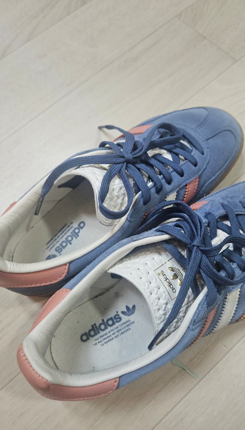 아디다스 가젤 인도어 네이비 핑크 230 상품이미지4