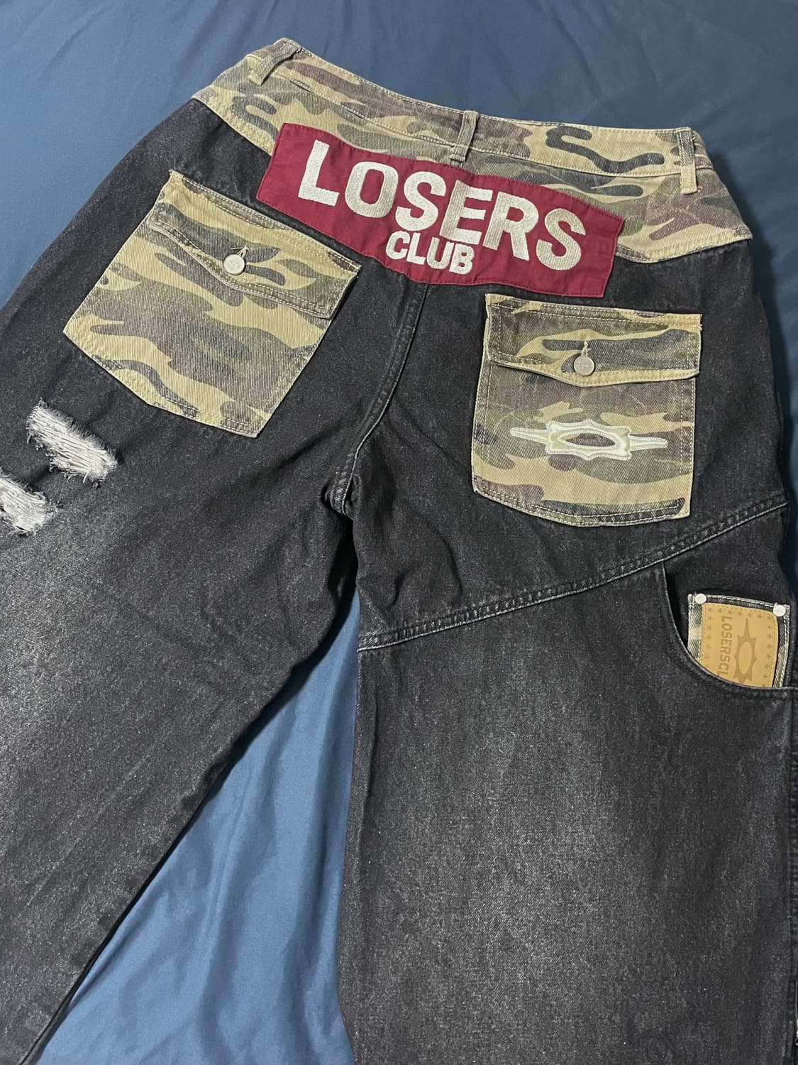 루저스클럽 카모팬츠 블랙L 상품이미지4