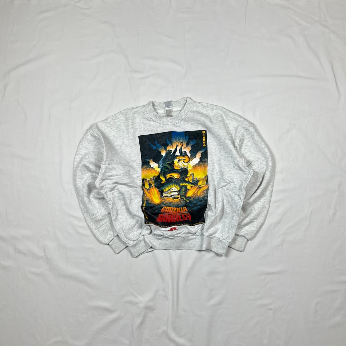 90‘s 92년도 나이키 찰스바클리 고질라 맨투맨 상품이미지1