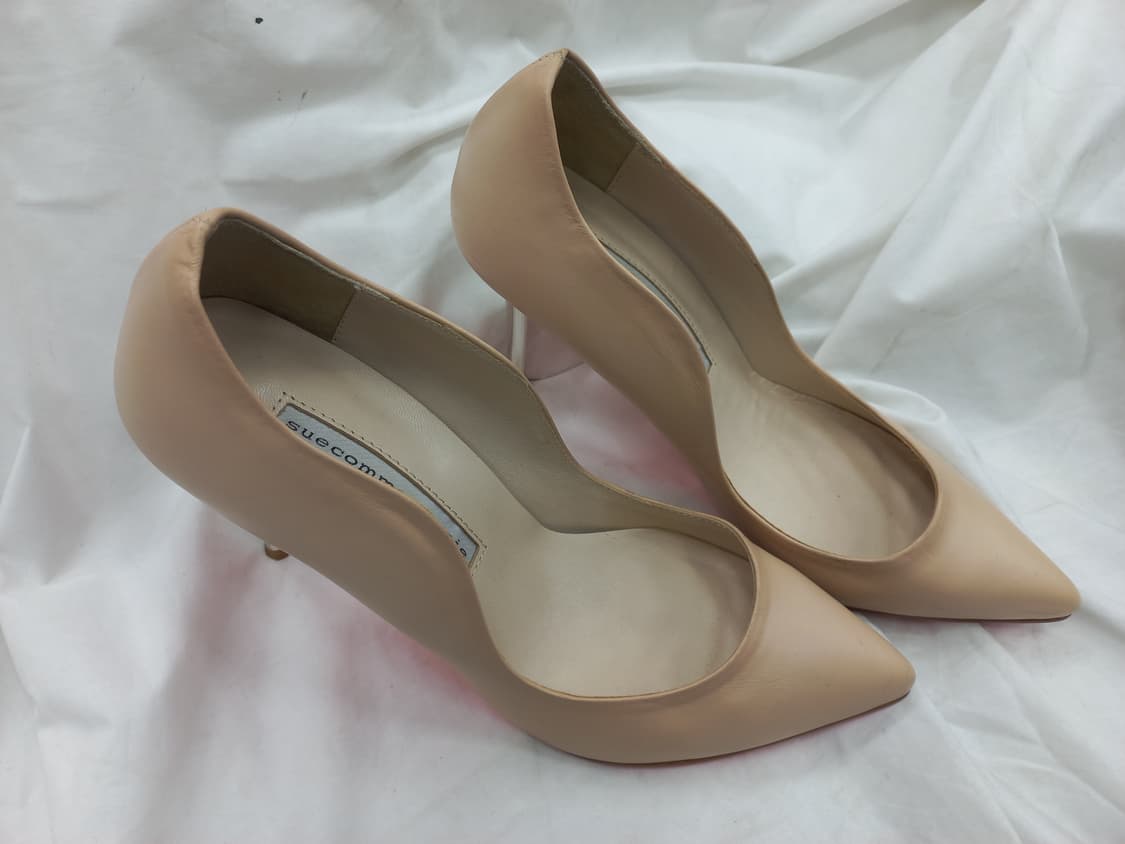 슈콤마보니 스틸레토 펌프스 245~ 250mm 베이지 상품이미지7