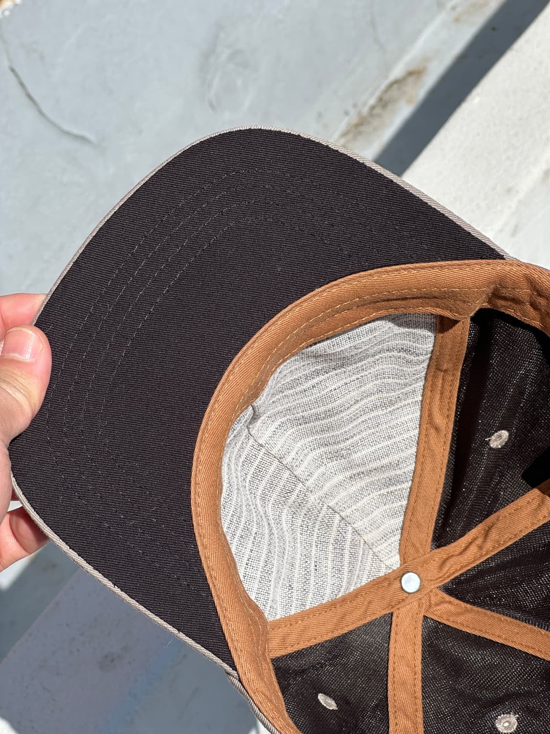 [M-L] 언더컨트롤 비행기 자수 볼캡 모자 상품이미지5