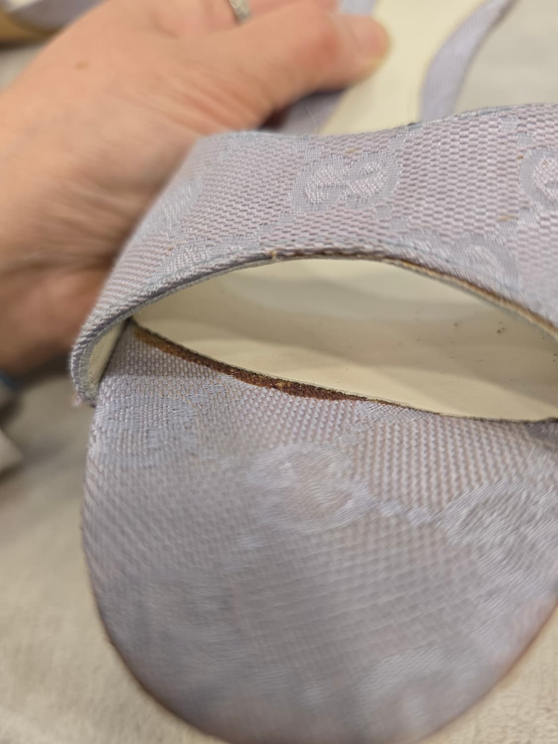 구찌 파르마 GG 캔버스 슬라이드 뮬 36(230) 상품이미지10