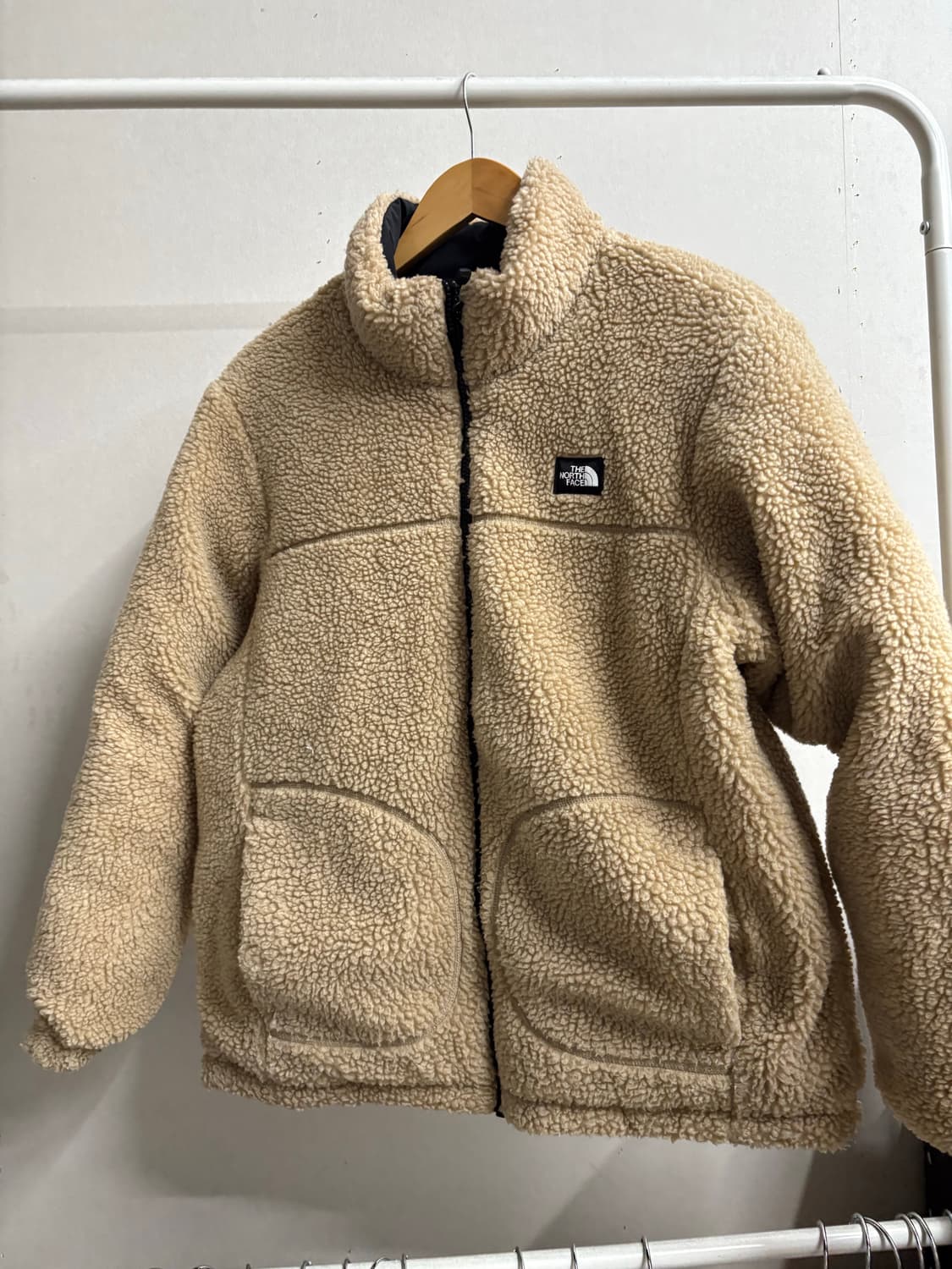 노스페이스 리버시블 블랙 플리스 패딩 상품이미지8