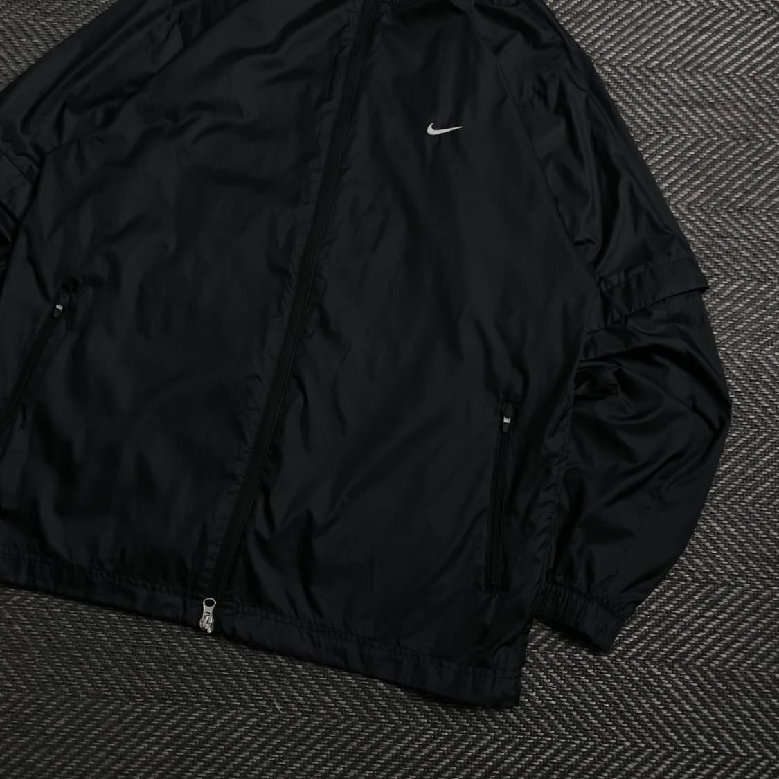 00s 나이키 골프 자수로고 탈부착 버튼 윈드 바람막이y 4515 상품이미지3
