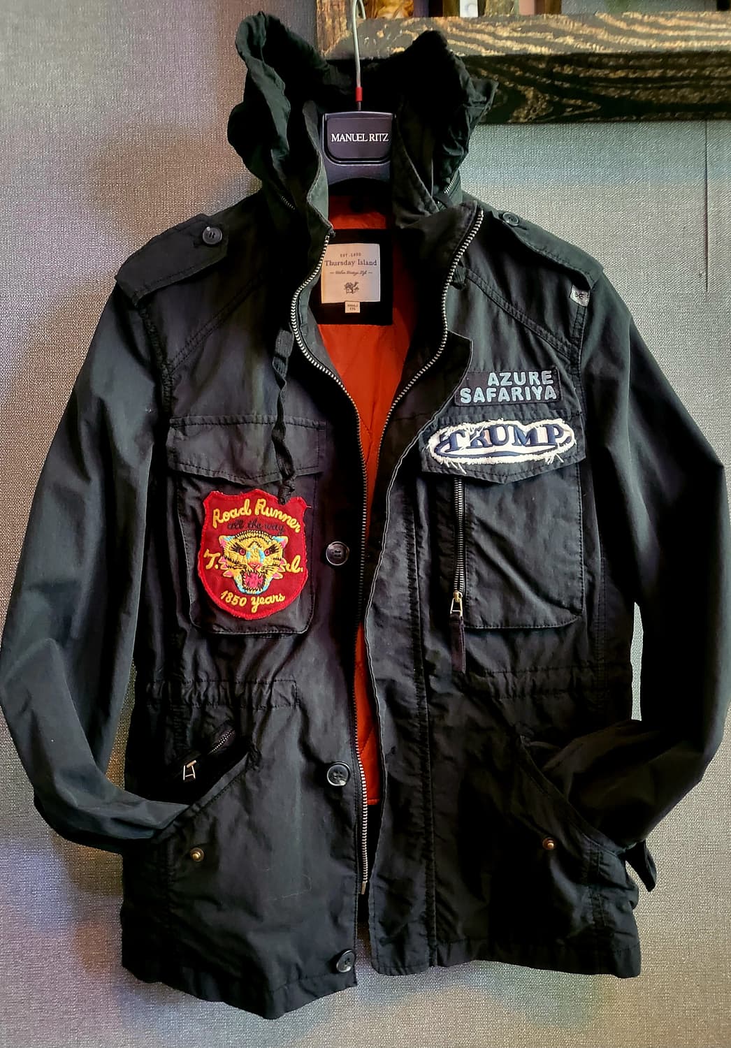 [미사용 새상품] Thursday Island 내피 탈부착빈티지 야상자켓 상품이미지1