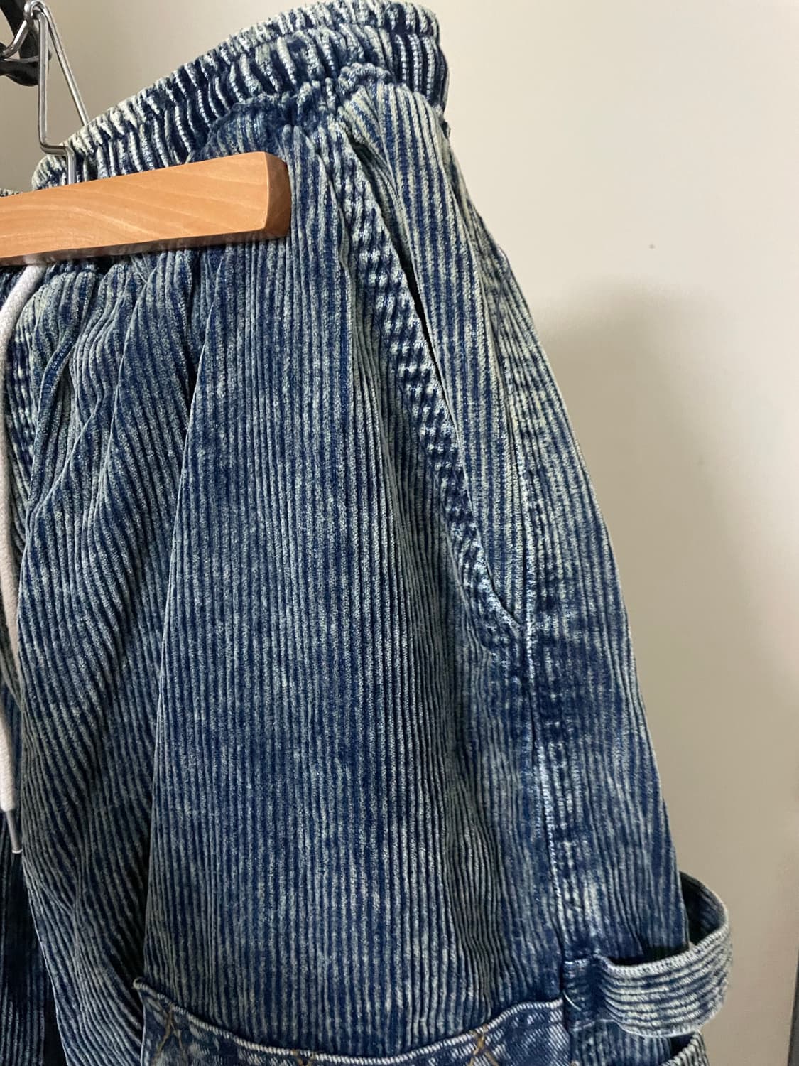 배기진 데님코듀로이 트레이닝 팬츠 상품이미지3