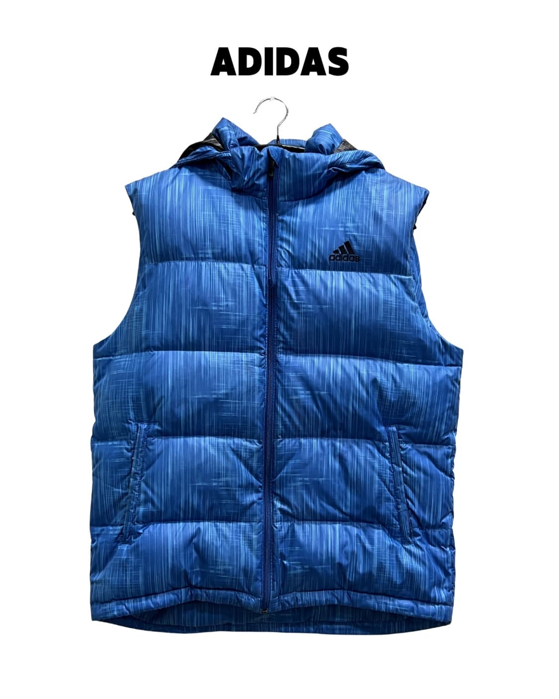 아디다스 덕다운 패딩 조끼 베스트 블루 상품이미지1