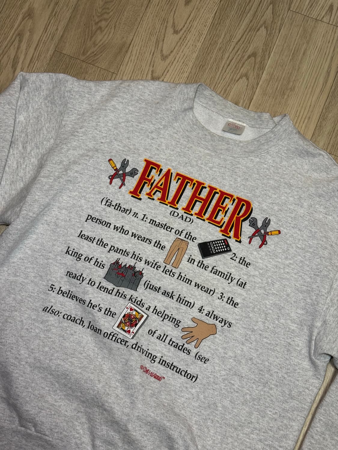 00‘s 러셀 스타일 father 스웻셔츠 상품이미지2