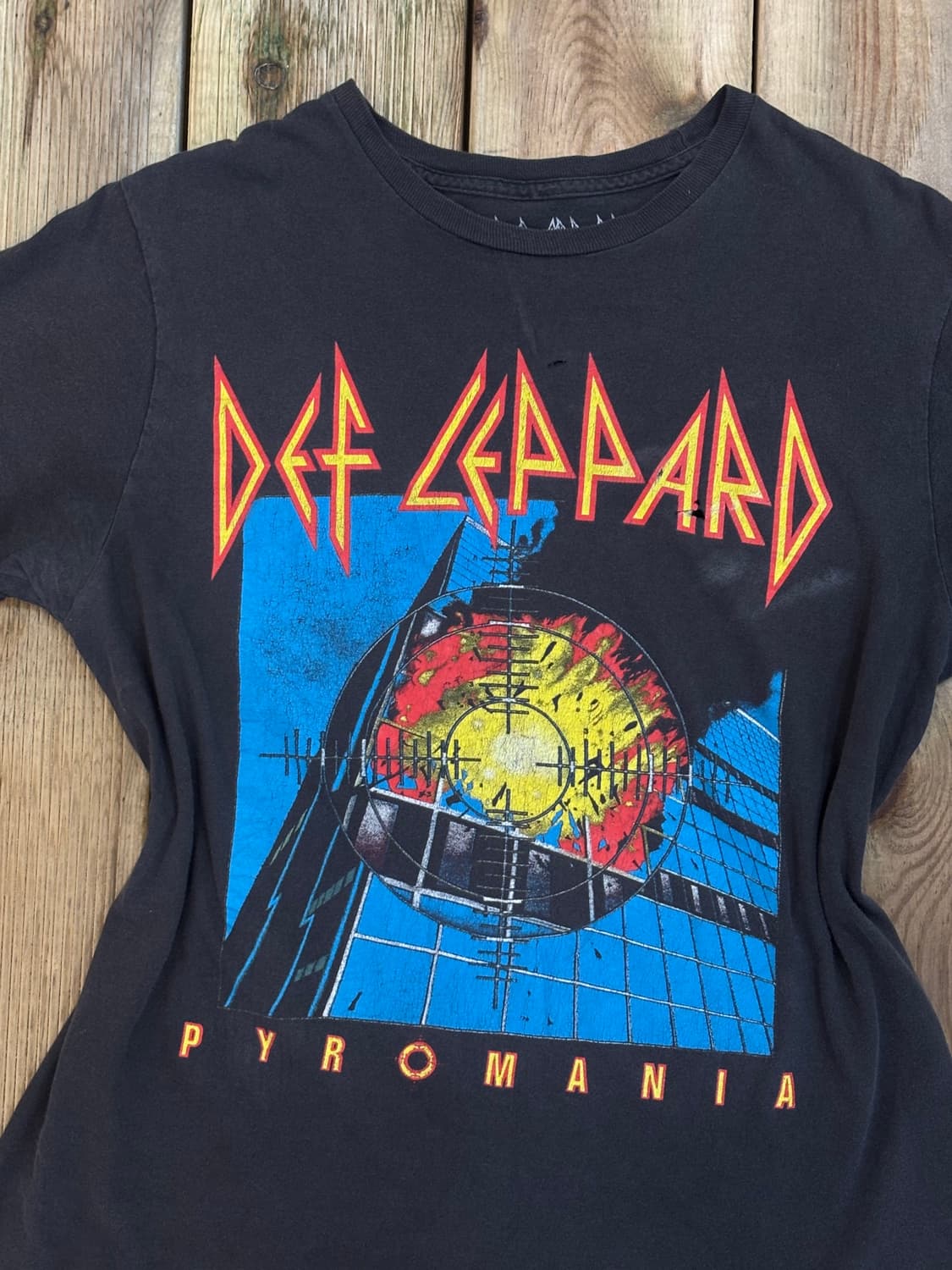 Def Leppard Pyromania Hysteria Tour 밴드 티 상품이미지6