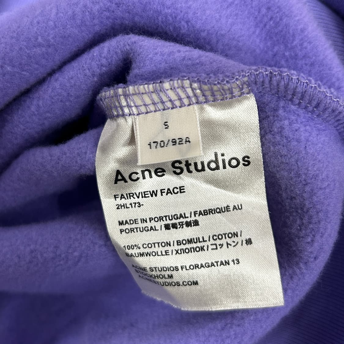 아크네스튜디오 퍼플 이모지 맨투맨(S) 상품이미지3